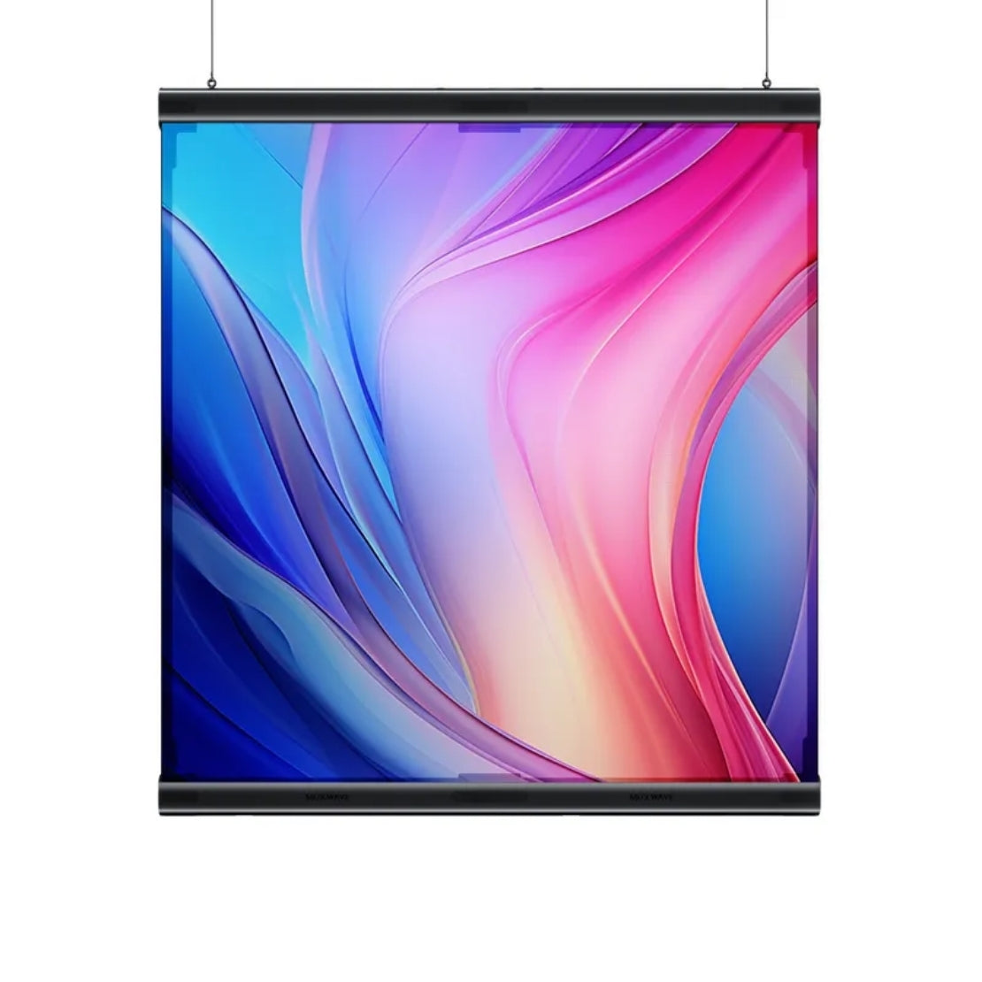 Transparente LED Wand 2×2 m hängend – Holographische LED-Lösung für Architektur & Events