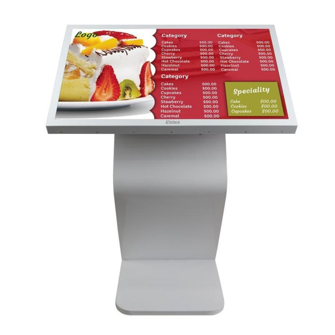 AVMS-430CKTPC-PCAP – 43" Freistehende Touch-Display-Stele mit Windows 11, Intel i5, 16 GB RAM, 24/7 Betrieb