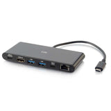 C2G USB-C 6-in-1 Mini Docking Station – 4K 30Hz