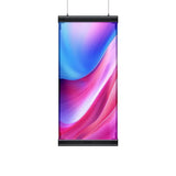 Transparente LED Wand 1×2 m hängend – Holographisches Display inkl. NovaStar & Flight Case