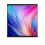 Transparente LED Wand 2×2 m hängend – Holographische LED-Lösung für Architektur & Events