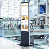 AVMS-550LB – 55" Freistehende Digital-Signage-Stele mit High-Brightness Display & Transport-Case