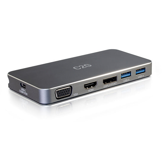 C2G USB-C® 7-in-1 Dual Display MST Docking Station