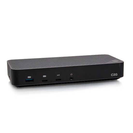 C2G USB-C® 11-in-1 Hybrid DisplayLink and DP Alt Mode Triple 4K Docking Station